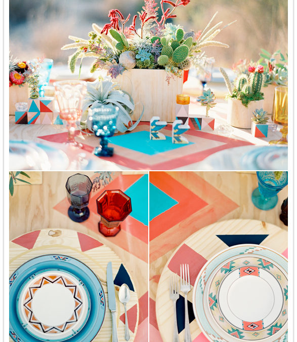 Southwestern meets Art Deco Americana wedding inspiration | Details + Decor, Styled Shoots | 100 Layer Cake