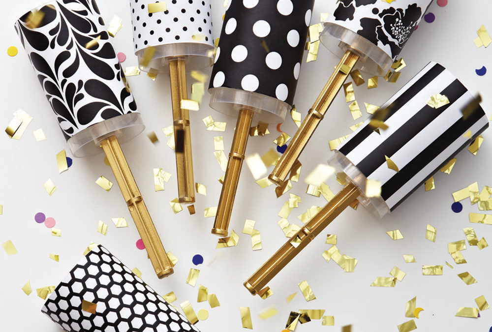 DIY confetti poppers l New Year’s Eve
