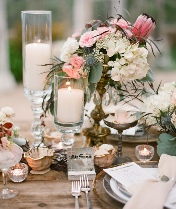 flowers + candlelight | Photo by Jose Villa | 100 Layer Cake