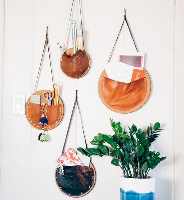 DIY: Catch-all Wall Pockets