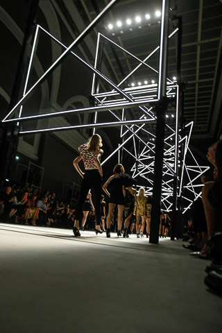Saint Laurent Spring 2014 | LIGHT SHOW