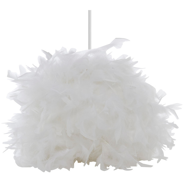 George Home White Feather Pendant Light Shade Pendant Lighting