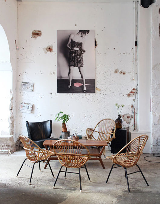 mid-century modern wicker. / sfgirlbybay