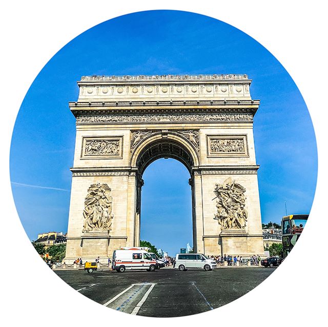 it was a beautiful, mostly calm day in Paris until 8pm when the city shut down…here, the calm before the [football] storm #stoppingtraffic | watch our live feed to see the aftermath or swipe ️ #watchwhathappensnext #paris #fifaworldcup